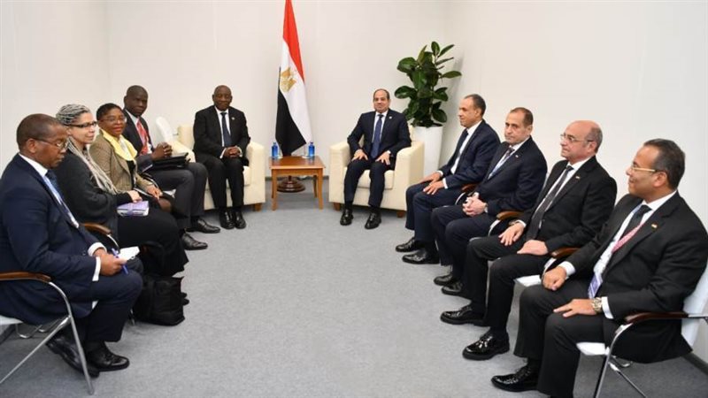 الرئيس السيسي يتلقي