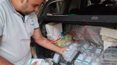 ضبط 1135 عبوة مستحضرات طبية منتهية الصلاحية ومجهولة المصدر بكفر الشيخ