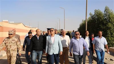 محافظ الجيزة يتفقد التجهيزات النهائية بمشروع إسكان الديسمى المتكامل بالصف قبل تسليمها للمستحقين 
