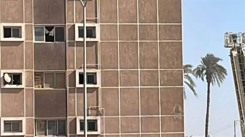 حريق جامعة الأزهر