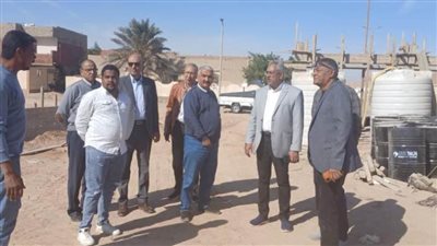 استعدادا لافتتاحها في العيد القومي.. سليمان في جولة تفقدية لمشروعات المحافظة بمدينة راس غارب |صور 
