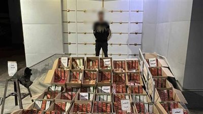 الأمن بالفيوم يضبط ورشة لتصنيع الألعاب النارية بها 800 ألف قطعة