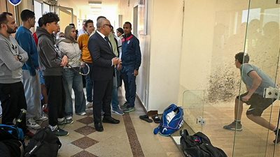 انطلاق بطولة الزهور المفتوحة للإسكواش وسط إجراءات طبية على أعلى مستوى