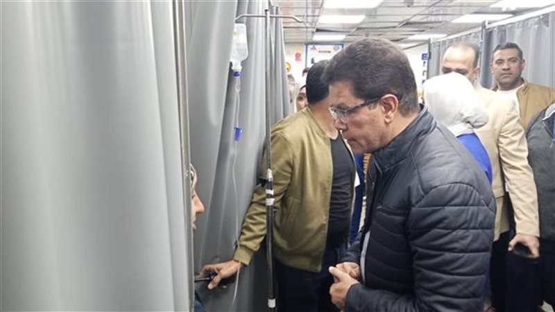 رئيس جامعة بنها خلال