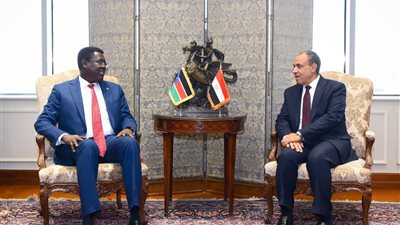 مشاورات سياسية بين وزير الخارجية ونظيره الجنوب سوداني
