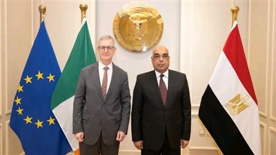 وزير العدل يستقبل السفير الأيرلندي بالقاهرة