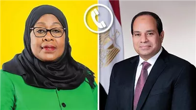 الرئيس السيسي يهنئ نظيرته التنزانية بمناسبة فوزها بولاية ثانية