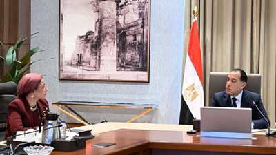 مدبولي  يستقبل ياسمين فؤاد الأمينة التنفيذية لاتفاقية الأمم المتحدة 