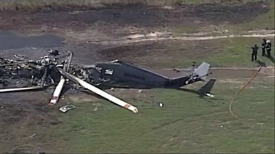 مصرع 5 أشخاص في حادث تحطم مروحية في تنزانيا