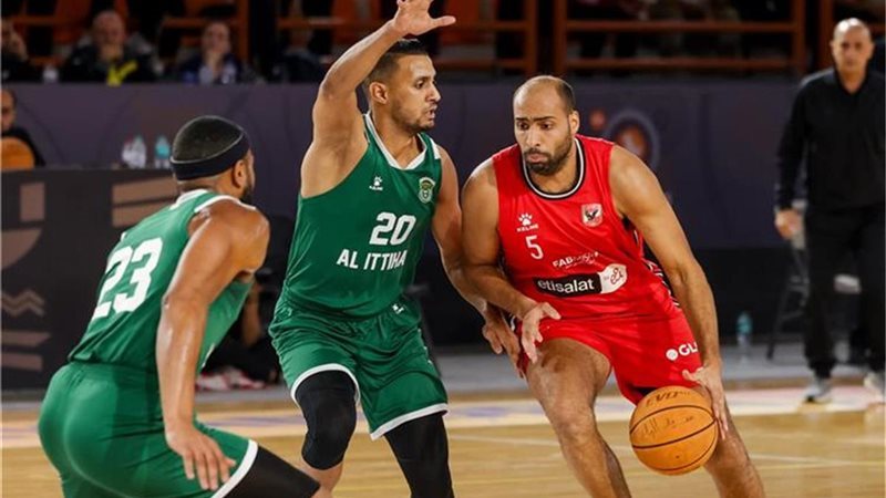 سلة الأهلي ضد الاتحاد