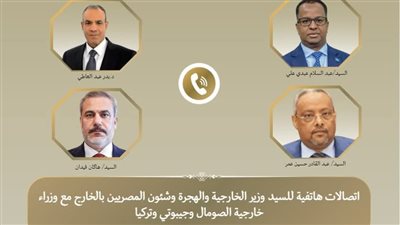 مصر والصومال وتركيا وجيبوتي يؤكدون رفض وإدانة اعترف إسرائيل بأرض الصومال