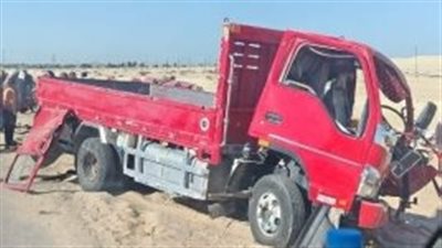 مصرع 3 أشخاص وإصابة 7 آخرين في تصادم سيارتين بطريق الشيخ فضل بالمنيا