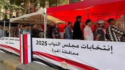 توافد كبير للناخبين على لجان الاقتراع بالجيزة في جولة الإعادة 