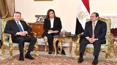 الرئيس السيسي يستقبل نائب رئيس البرلمان الألماني‎