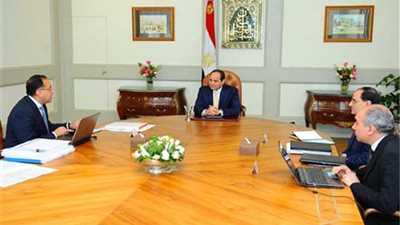 السيسي يستعرض الموقف التنفيذي لمشروع تطوير محطتي الصرف الصحي كيما بأسوان مع وزير الإسكان‎