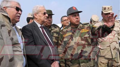 اللواء كامل الوزير يتفقد أعمال المرحلة الثانية بمشروع محور روض الفرج