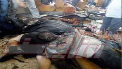 النيابة تناظر الجثامين والتحفظ علي كاميرات موقع الحادث والاستماع لشهادة المصابين فى تفجير كنيسة مارى جرجس بطنطا