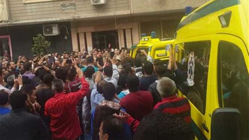 مسيرة جنائزية لشهداء