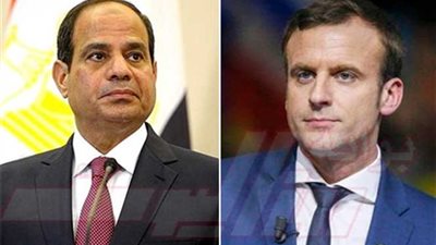 السيسي يتقدم بالتهنئة لنظيره الفرنسى المنتخب بمناسبة فوزه فى الانتخابات الرئاسية‎