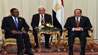 قمة مصرية - غينية بقصر الاتحادية بعد قليل