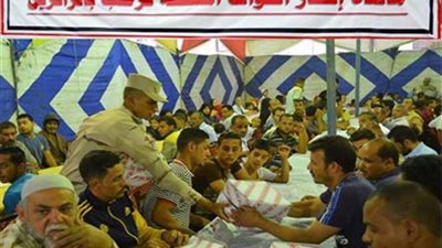 القوات المسلحة تشارك المواطنين بـ 133 مائدة رمضانية لإفطار الصائمين بالمحافظات