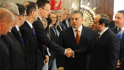 بدء مباحثات السيسي ورئيس وزراء المجر ببودابست