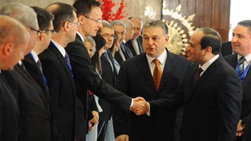 بدء مباحثات السيسي