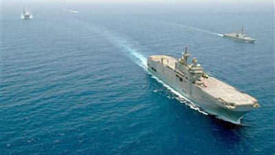 البحرية المصرية والفرنسية تنفذان فعاليات التدريب البحرى المشترك كليوباترا 2017