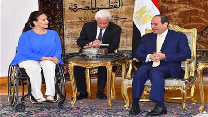 الرئيس السيسي يستقبل