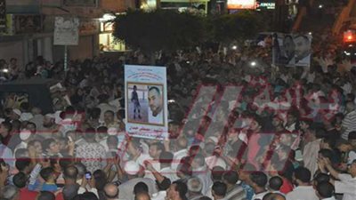 بالصور.. الآلاف من أهالى كفر الدوار يشيعون جثمان 