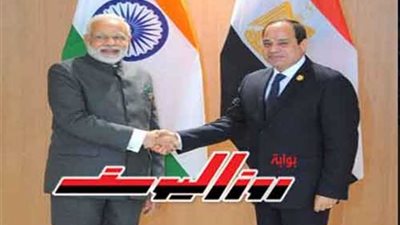 الرئيس السيسي يلتقى رئيس وزراء الهند ويعقد معه جلسة مباحثات‎
