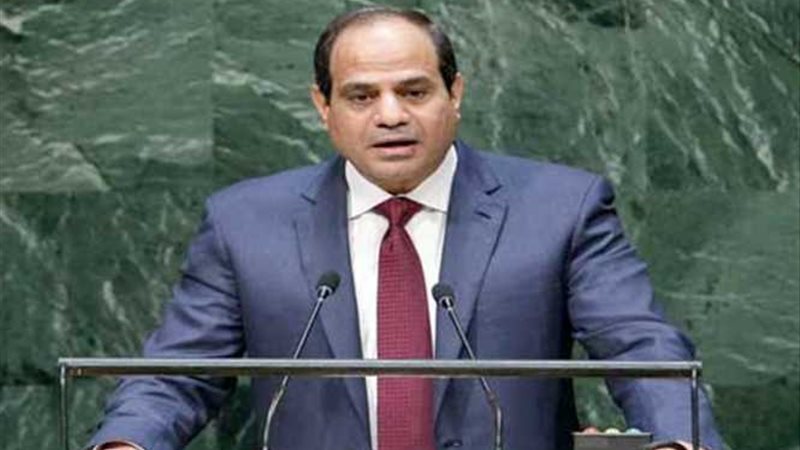 السيسى يلقى كلمته