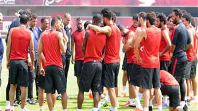 حماس في تدريب الأهلي