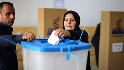 إغلاق صناديق الاقتراع في التصويت على انفصال إقليم كردستان