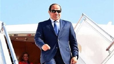 الرئيس السيسي يصل أرض الوطن قادما من الامارات بعد زيارة استغرقت يومين