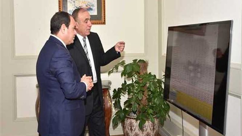 «السيسي» يشهد نتائج