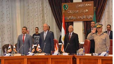 تدريب عملي مشترك بين محافظات الصعيد على مواجهة السيول