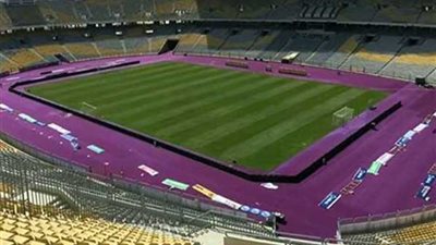 «ترتان» برج العرب يتزين باللون الموف قبل موقعه مصر والكونغو