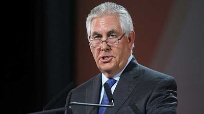 تيلرسون يشارك في اجتماع ممثلي حكومتي العراق والسعودية