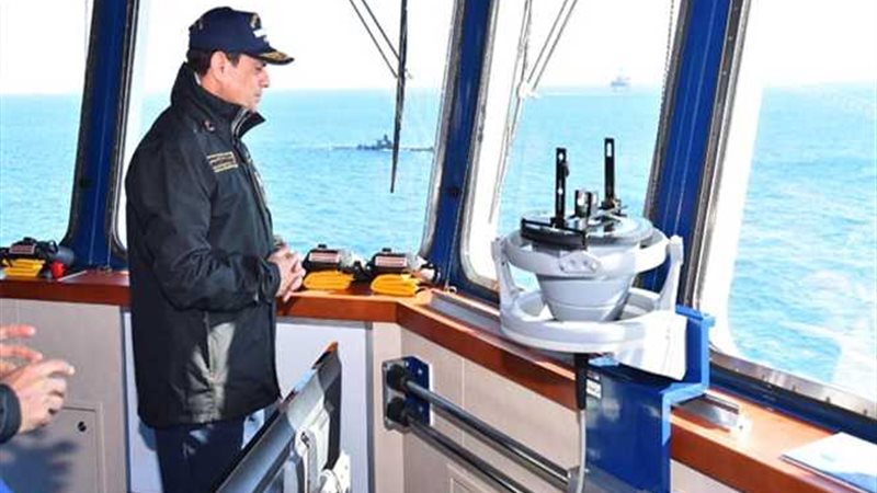 السيسي يشهد المناورة