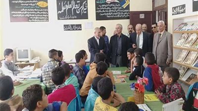 بالصور.. علاج 2200 مريض في قافلة شاملة بـ«طحلة»