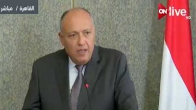 سامح شكري: نتطلع لمزيد من التعاون مع الاتحاد الأوروبي