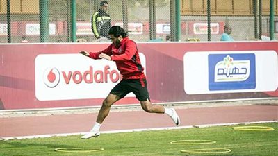 ​مروان محسن يشارك في تدريبات الأهلي الجماعية