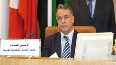 أمين الوحدة الاقتصادية العربية يشيد بدور السيسي في التصدي للمؤامرات