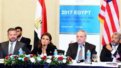 سحر نصر تلتقى أعضاء مجلس الأعمال للتفاهم الدولي