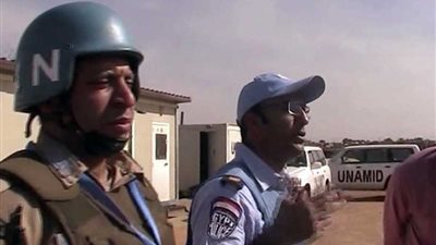 وحدة الشرطة المصرية بدارفور تشارك في أنشطة مجتمعية وخيرية داخل الإقليم