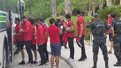 القوات المغربية تضاعف تأمين بعثة الأهلي