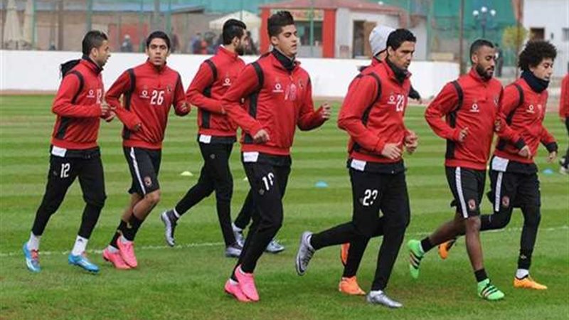 الأهلي يخوض مرانه