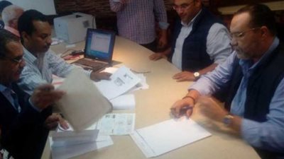 لؤي دعبس يتقدم بأوراق ترشحه قبل غلق باب الترشح بانتخابات الزمالك