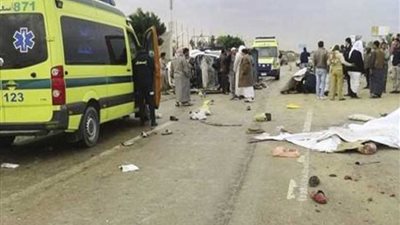 الصحة: 7 إصابات ولا وفيات في حادث طريق بأسوان